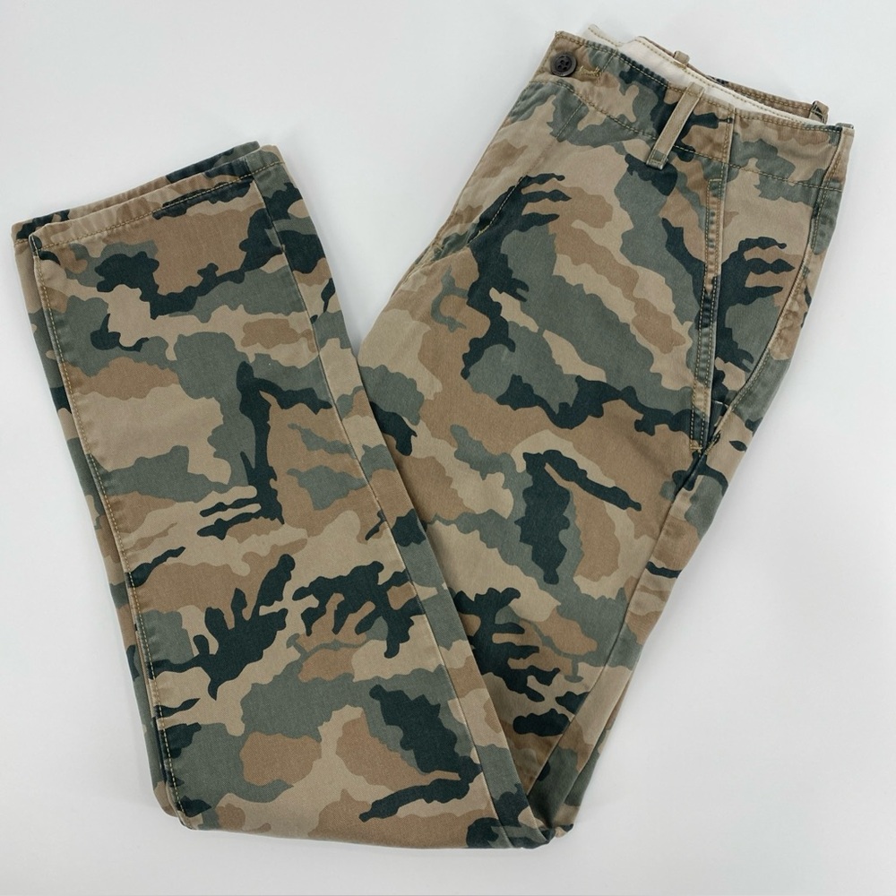 Levis Camp Pants Mens Tag 29x30 Actual 30x28.5 Elmwood Chino Woodland Camouflage